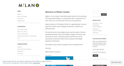 Desktop Screenshot of milanocondos.com