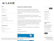 Tablet Screenshot of milanocondos.com